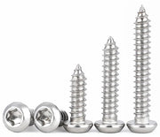 Bouten Torx a testa piatta - Acciaio inossidabile - Set da 50 pezzi
