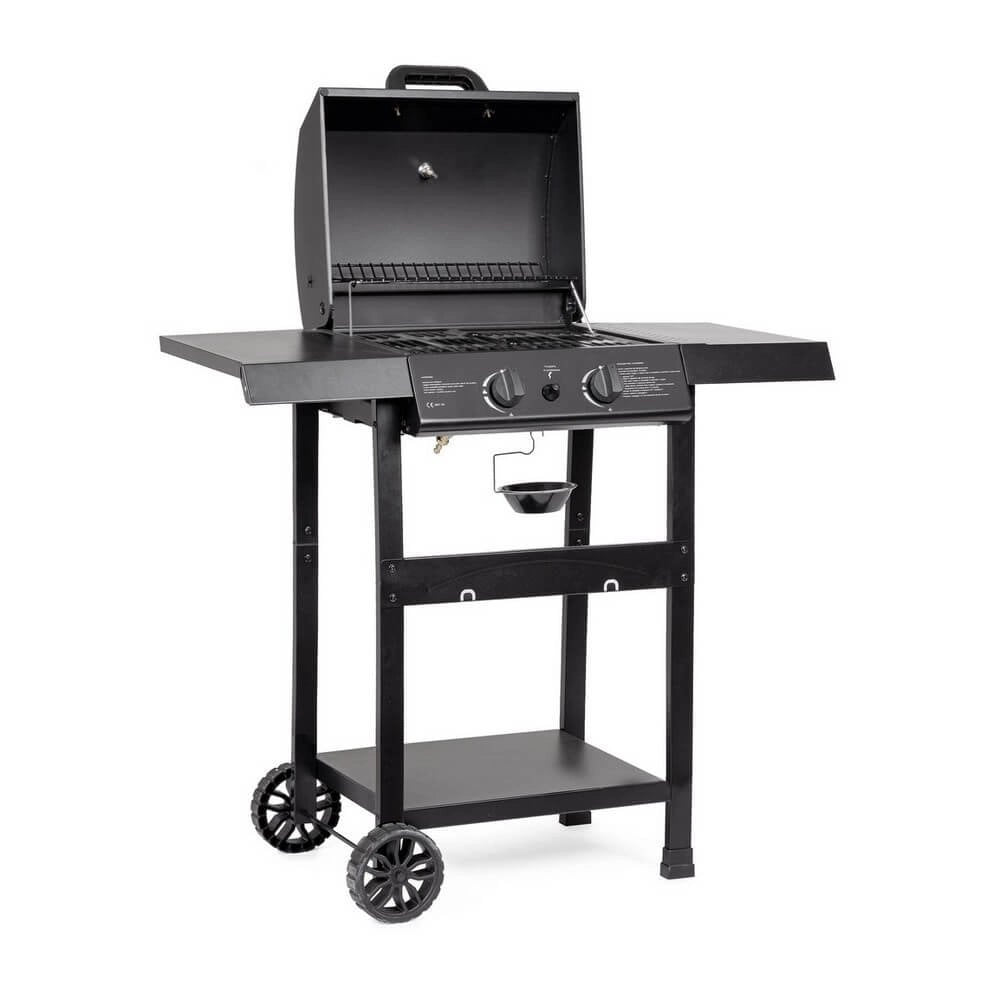 Barbecue a Gas Acciaio Nero da Esterno Moderno - LYMER