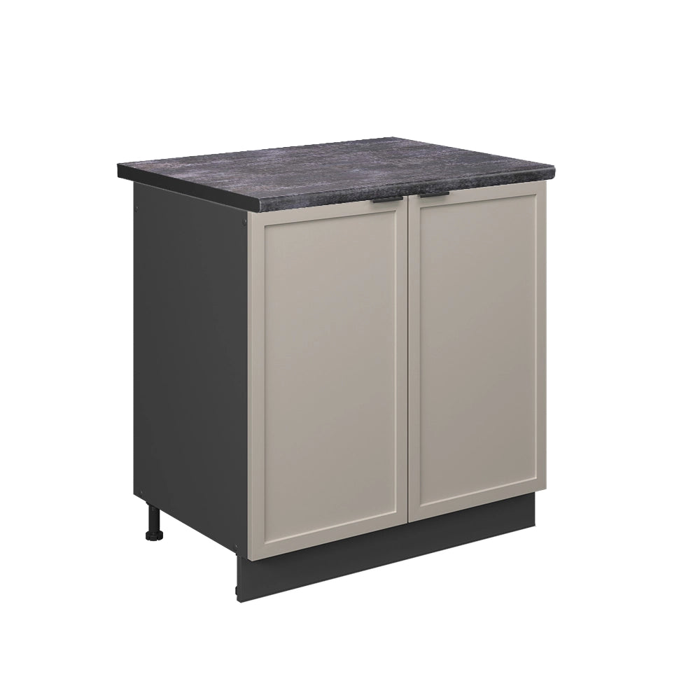 Mobile lavello cucina Fame-Line GrigioBeige/Antracite 80 cm, PL Antracite Vicco