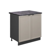 Mobile lavello cucina Fame-Line GrigioBeige/Antracite 80 cm, PL Antracite Vicco