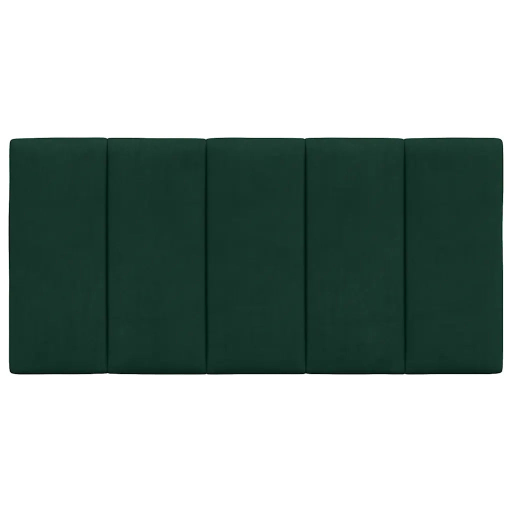 Cuscino Testiera Hanko Verde Scuro 100 cm in Velluto 374658