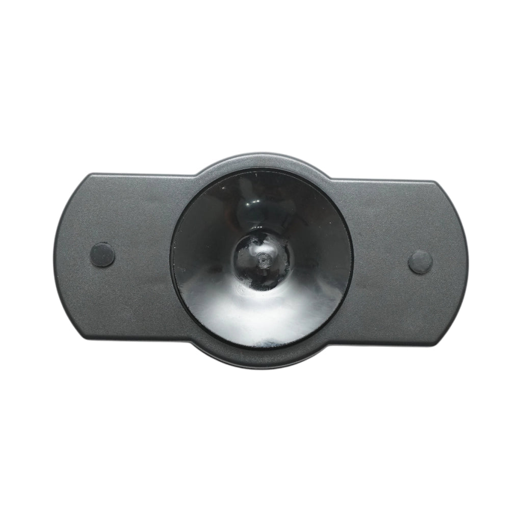 Affilacoltelli in metallo e ceramica con ventosa antiscivolo 140x72x40mm