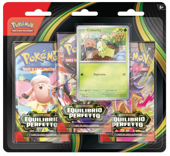 Pokemon Blister 3 bustine, Megaevoluzione Equilibrio Perfetto del GCC Pokemon