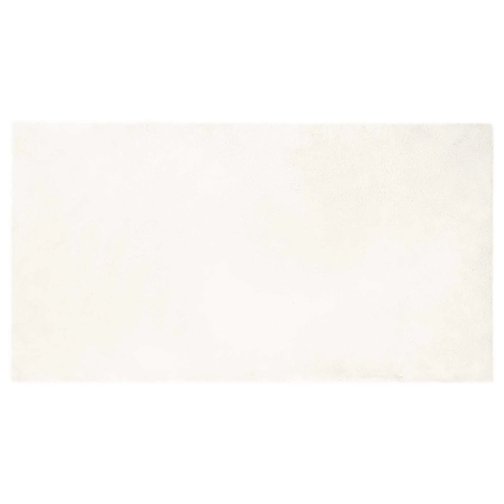 Tappeto antiscivolo in sintetica di coniglio OLITE Crema