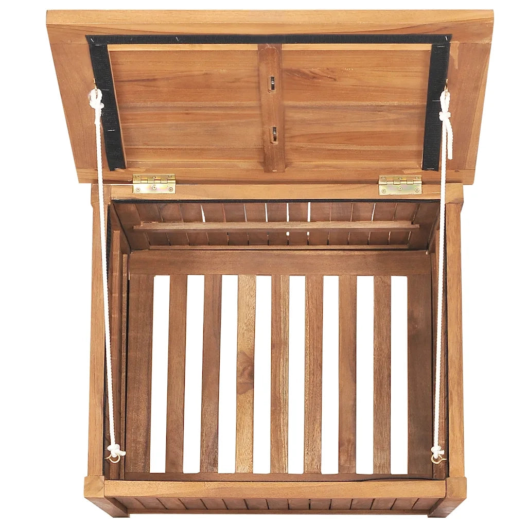 Baule da Giardino 60x50x58 cm in Legno Massello di Teak CFW2109713