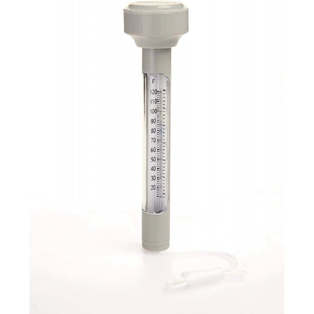 Trade Shop - Termometro Galleggiante Per Piscina In Abs Temperatura Acqua Con Cordicella 58072 -