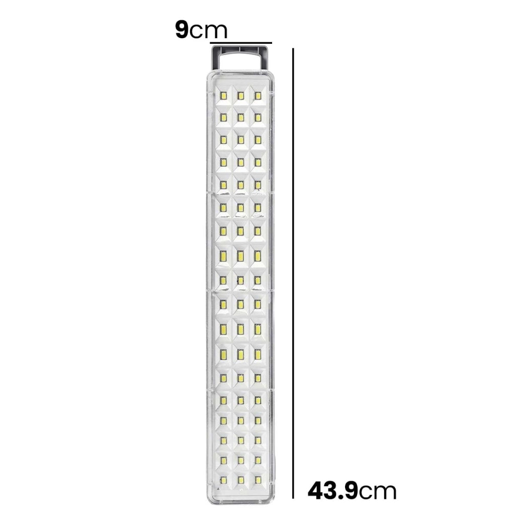 Lampada di emergenza 60 LED ad alta luminosità 3600mAh ricaricabile Bianco Avizar