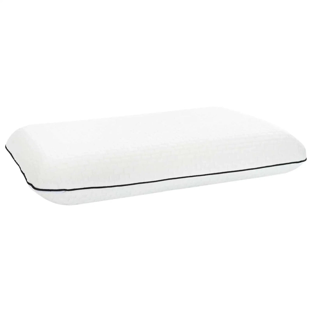 Cuscino da Letto Tinta unita Bianco 60 x 40 x 10 cm Schiuma Gel