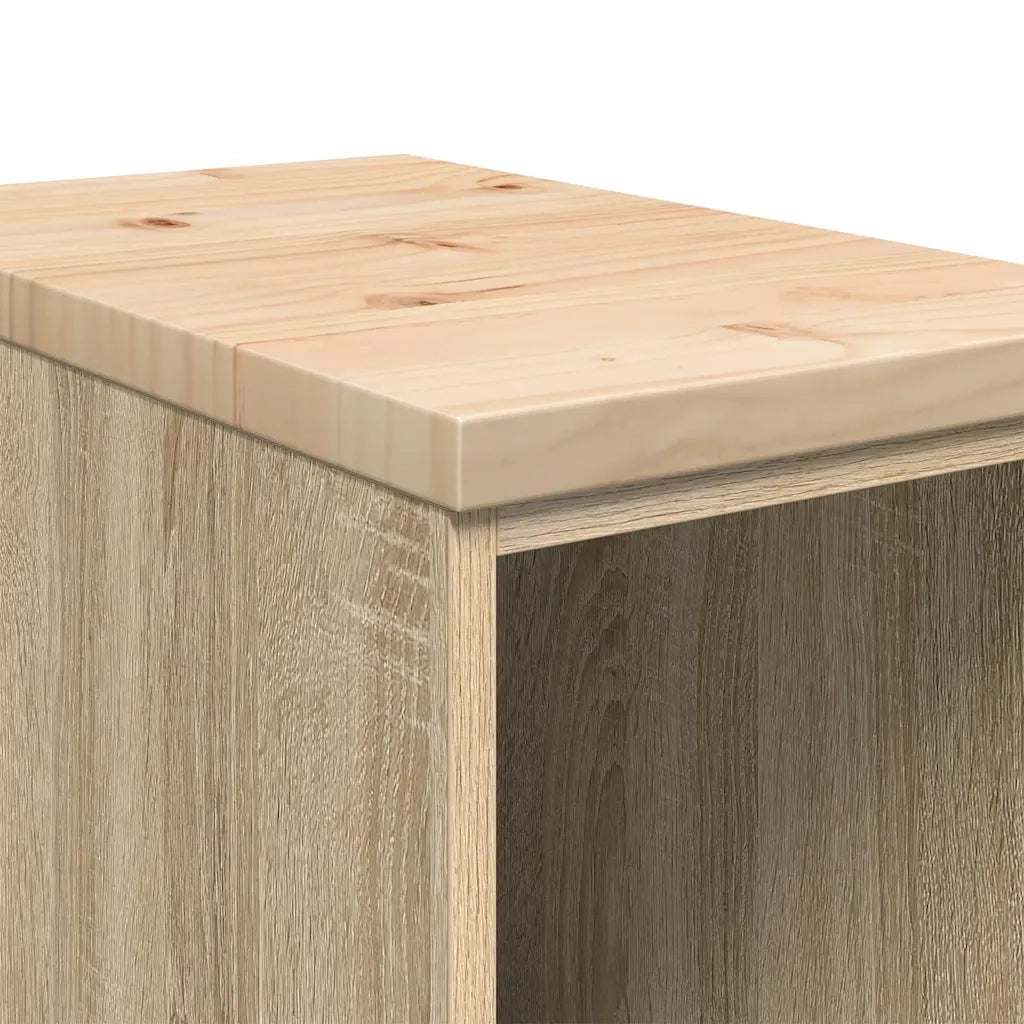 Armadietto da Garage Rovere Sonoma 30x51x85 cm