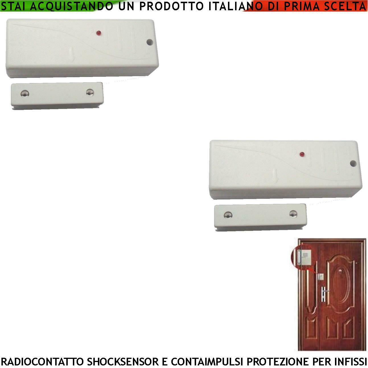 2 RADIOCONTATTI SISMICI CMR20VR CONTAIMPULSI SINTAP SECURVERA SS-CBRCMRLCSB