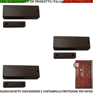3 CONTATTI SISMICI RADIO CMR20VR CONTAIMPULSI SINTAP SECURVERA SS-CMRCMRLCSC