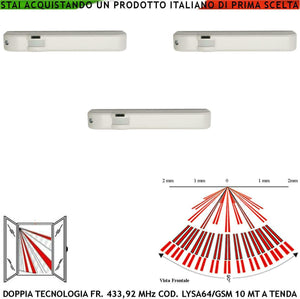 RILEVATORI DI MOVIMENTO DOPPIA TECNOLOGIA RADIO TENDA SECURVERA SS-DTBMPT3DTC