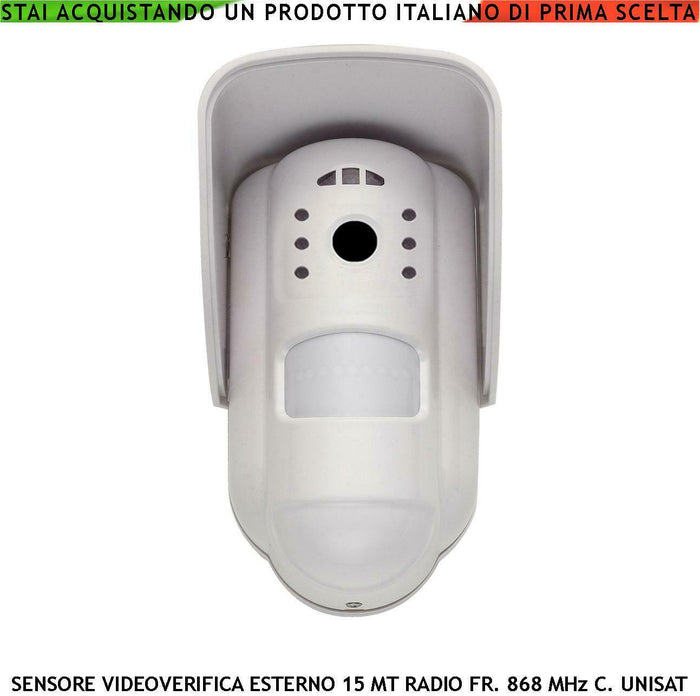 RILEVATORE MOVIMENTO DOPPIA TECNOLOGIA DA ESTERNO SECURVERA SV-TVEUSDTRVA