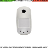 SENSORE MOVIMENTO INFRAROSSO DA INTERNO SECURVERA SV-TSVSFVITNA