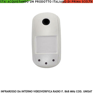 SENSORE MOVIMENTO INFRAROSSO DA INTERNO SECURVERA SV-TSVSFVITNA