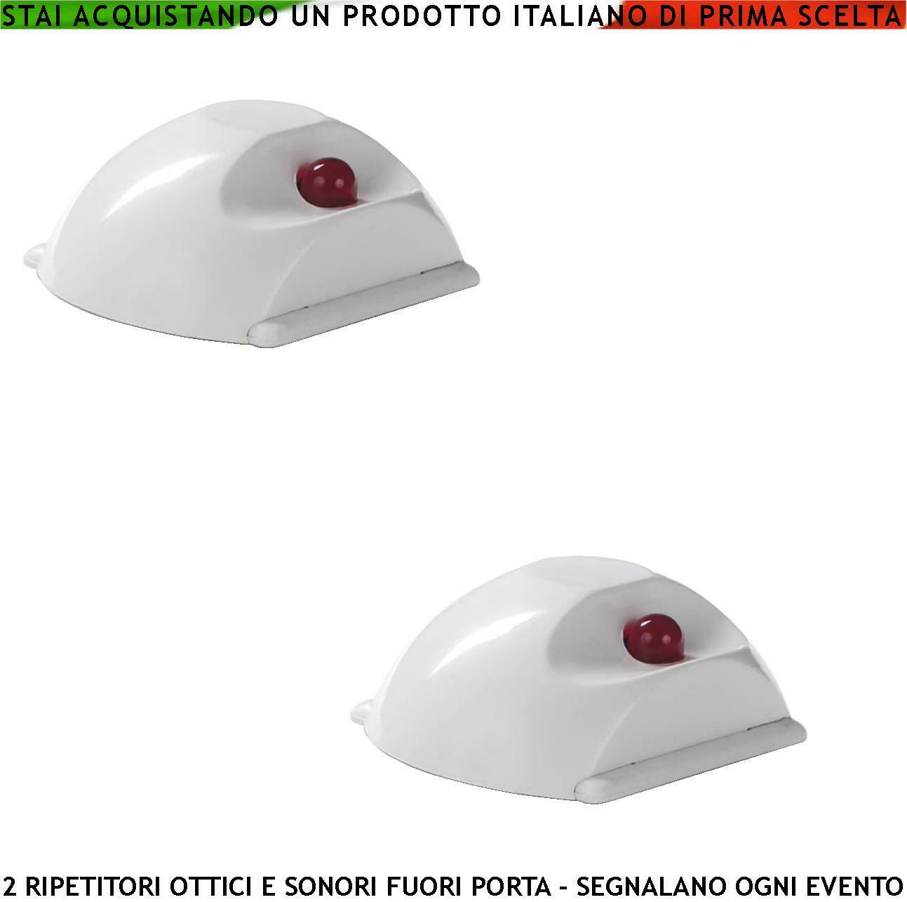 2 SEGNALATORI REMOTI ALLARME OTTICO E SONORO SECURVERA SF-LRSRFPCOSC