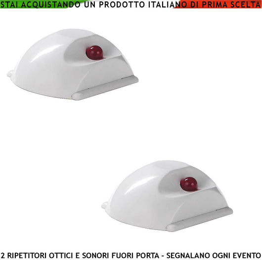 2 SEGNALATORI REMOTI ALLARME OTTICO E SONORO SECURVERA SF-LRSRFPCOSC