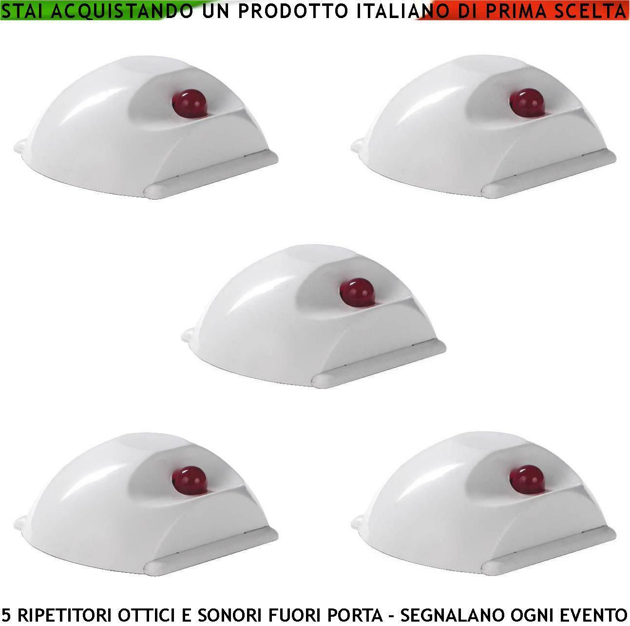 RIPETITORE REMOTO 5 PEZZI PER ALLARME OTTICO E SONORO SECURVERA SF-LRSRFPCOSE