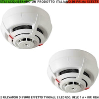 SENSORI DI FUMO 2 RILEVATORI FUMO PER EFFETTO TYNDALL SECURVERA SV-SORSCEURSC