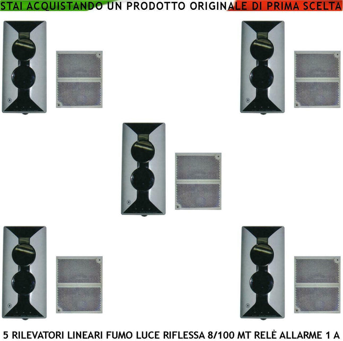 BARRIERE INFRAROSSO LINEARI RILEVANO IL FUMO SECURVERA SE-EEVRLFRIPE