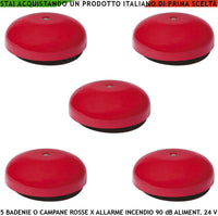 ANTINCENDIO BADENIA ELETTROMECCANICA ROSSA 5 PEZZI SECURVERA SF-CBCSAMCRIE