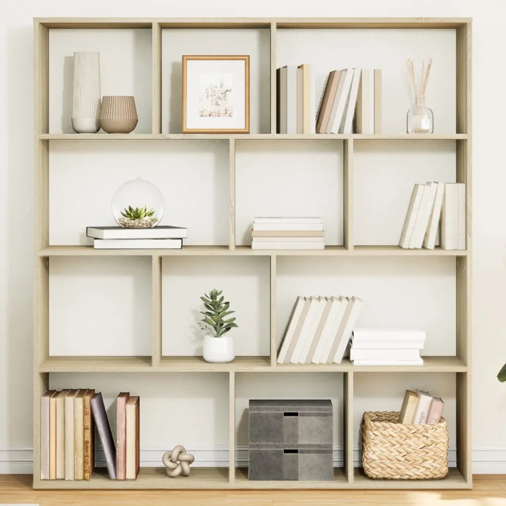 Libreria Rovere Sonoma 132x29x141,5 cm in Legno Multistrato 3310309