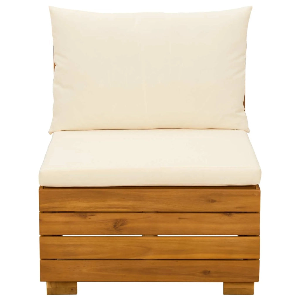 Salotto da Giardino-Set Lounge da Giardino 2 Pezzo Marrone Legno di Acacia Massello 957193