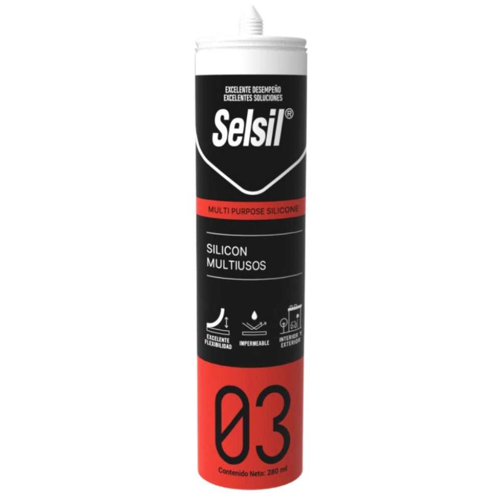 Silicone universale acetico plus trasparente impermeabile antimuffa 280 ml *** quantità pezzi 6, confezione 1