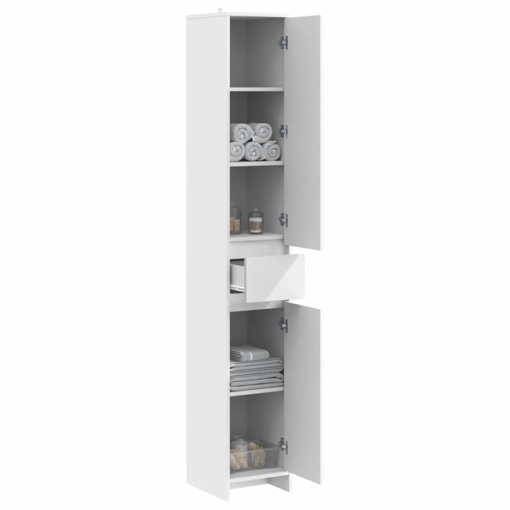 Mobile da Bagno Bianco 30 x 33 x 190 cm Legno ingegnerizzato 890752