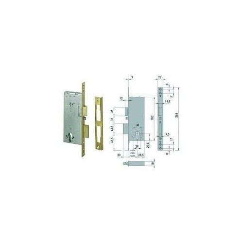ELETTROSERRATURA CISA INCASSO 12011-60-0