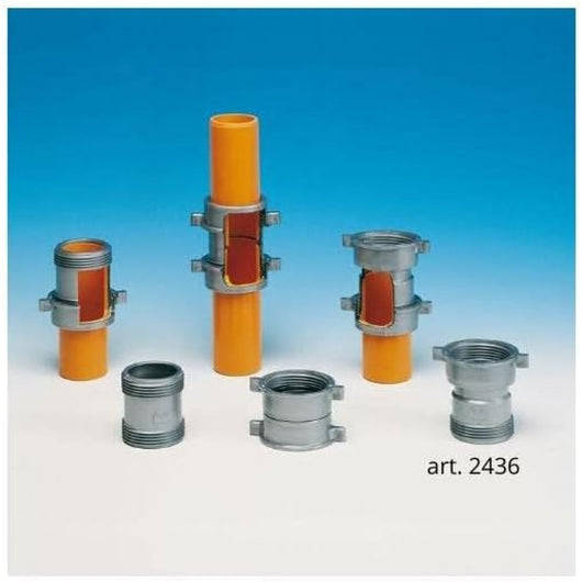 Prolunga adattatore 002436 f1 ½  x m1 ½  bianca lira 8.2436.01