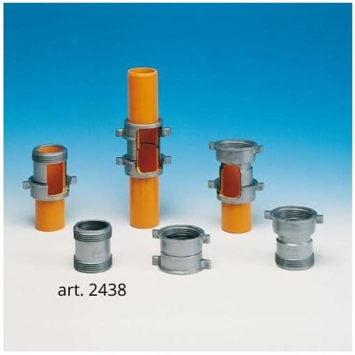 Adattatore 002438 m1 ½  x m1 ½ b ianco lira 8.2438.01