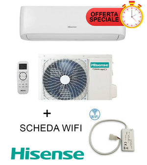 Climatizzatore  Hisense 18000 Btu + SCHEDA WIFI W4GX  Inverter Serie EASY SMART  CA50XS1AG + CA50XS1AW R-32 Wi-Fi Optional