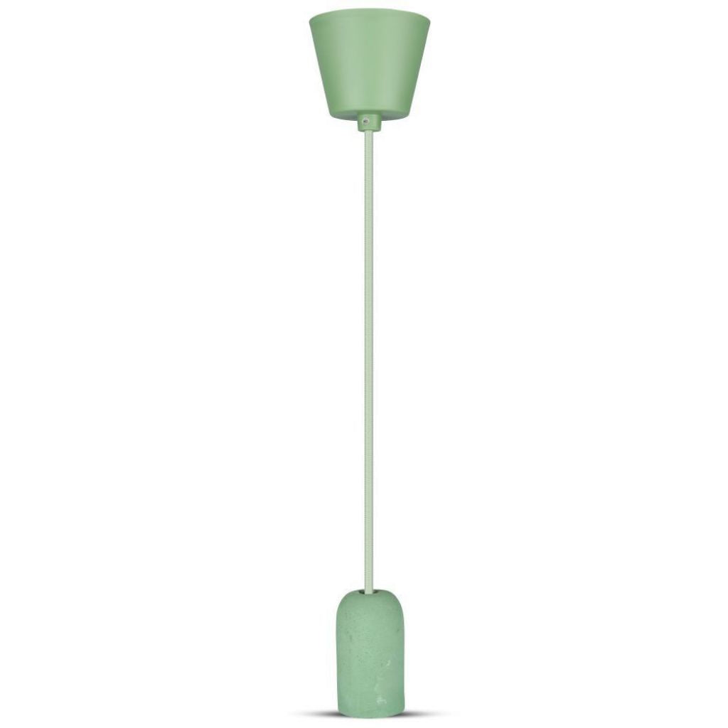 Lampadario in sospensione Cocrete pendente colore chiaro verde