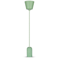Lampadario in sospensione Cocrete pendente colore chiaro verde