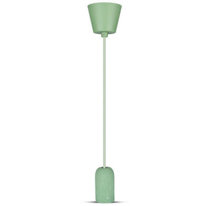 Lampadario in sospensione Cocrete pendente colore chiaro verde