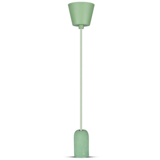 Lampadario in sospensione Cocrete pendente colore chiaro verde
