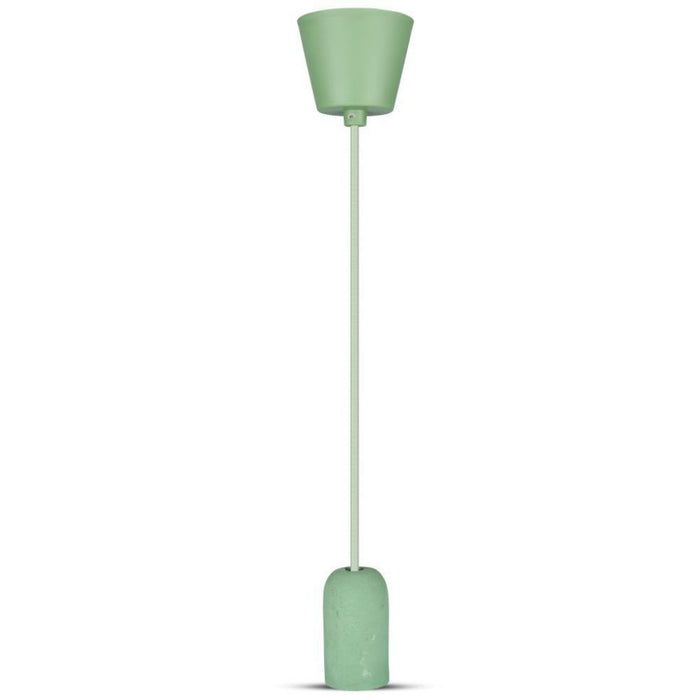 Lampadario in sospensione Cocrete pendente colore chiaro verde