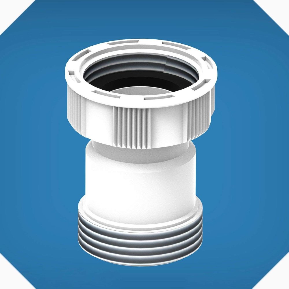 Prolunga adattatore 002636 f1 ¼  x m1 ¼  bianca con lira 8.2636.0