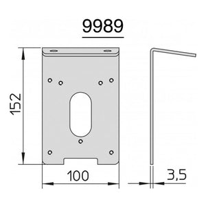 PIASTRA DI PROTEZIONE VIRO 9989 IN FERRO MONTAGGIO VERTICALE