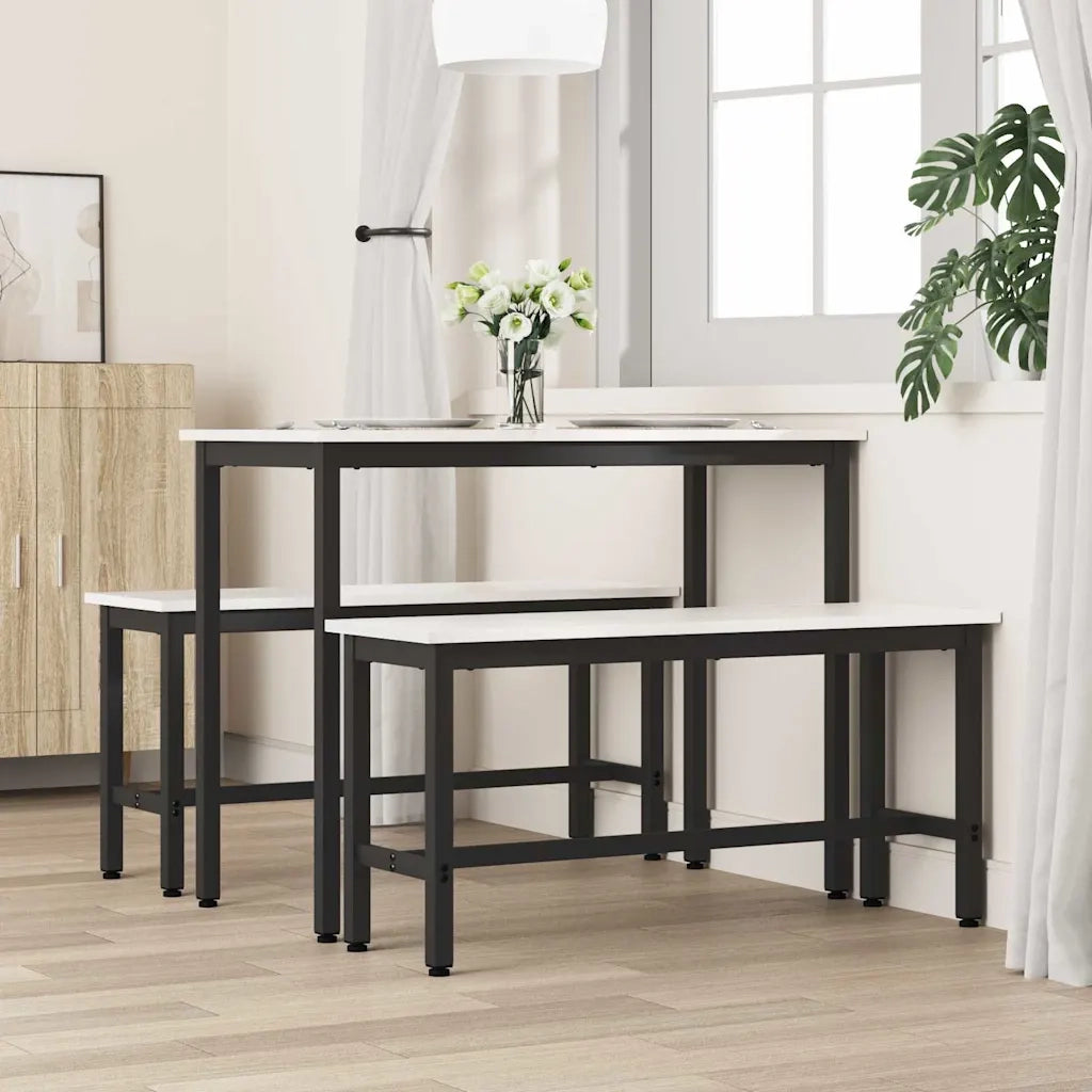 Panchina da pranzo Bianco 100 x 32,5 x 49 cm CFW5099098