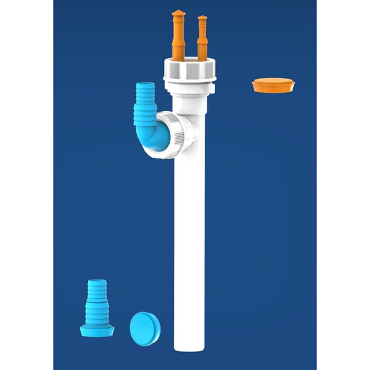 Raccordo 8 d32x230 a due vie con portagomma clim lira 8.2643.07