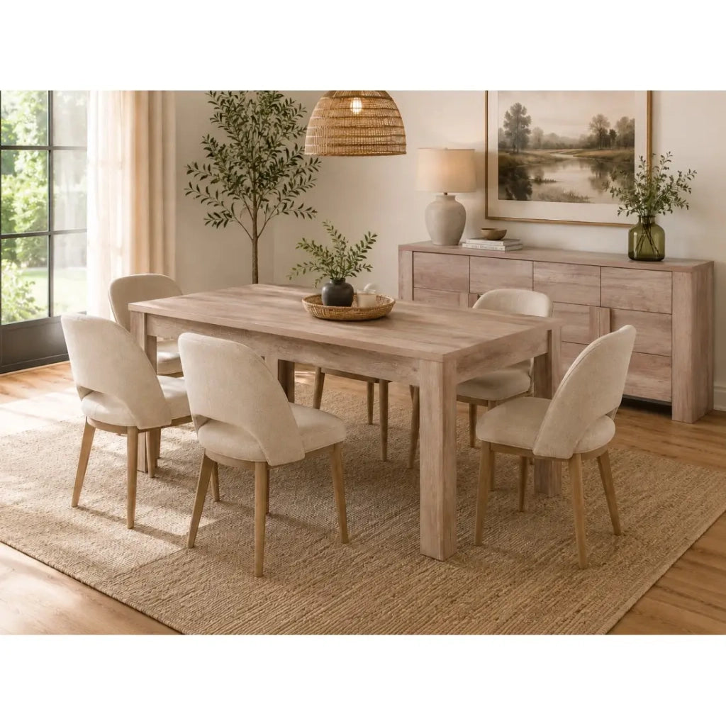 Tavolo non estensibile 160 cm - Collezione FARRA - rovere chiaro