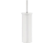 Spazzola per il water, matto bianco, spazzola per il water in acciaio inossidabile, 2 anni di garanzia, dimensioni 36 x 8,4 x 8,4 cm, design R&S
