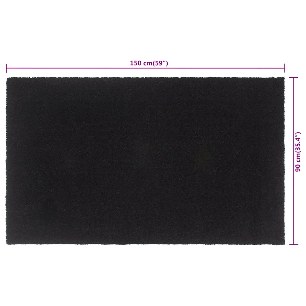 Zerbino | Tappetino Nero 90x150 cm Fibra di Cocco