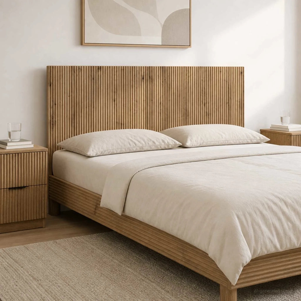 Testiera da Muro ARNHEM Rovere Artigianale Legno ingegnerizzato 896744