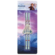 Trade Shop - Set 2 Pz Matite Con Gomma Triangolare Grafica Frozen Cancelleria Scuola Bambine 960658 -
