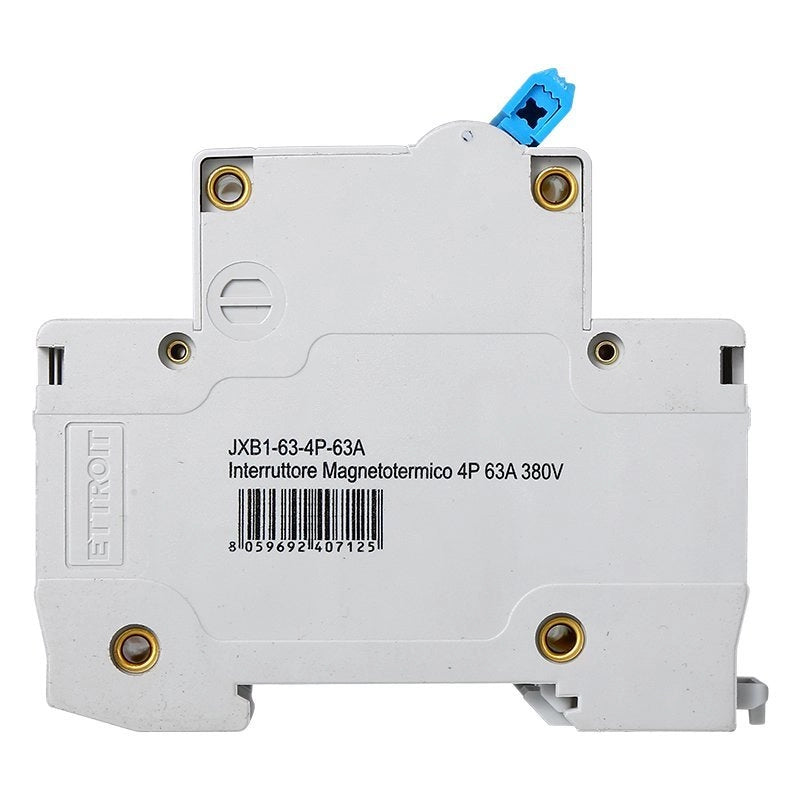 Interruttore Magnetotermico Automatico 4P 63A 6000A 220V 380V Salvavita Stotz Occupa 4 Moduli DIN
