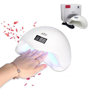 Trade Shop - Fornetto Led Uv 48w 24 Led Per Ricostruzione Colata Gel Unghie Unghia Nail -