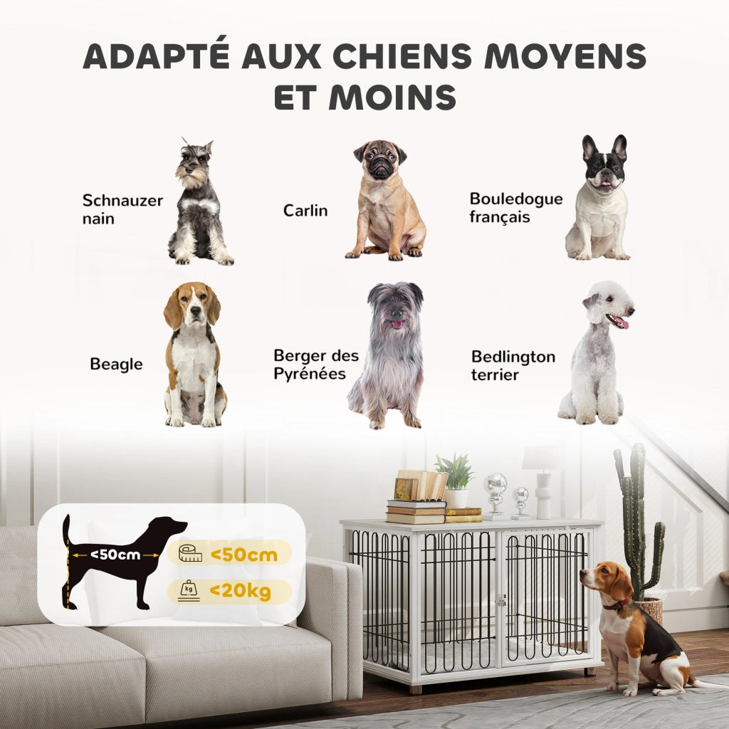Casetta Cane Grigio con Cuscino ¨C zephmum ¨C 90x58x62.5 cm